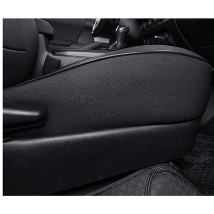 EKR Custom Fit Tacoma Car Seat Covers for Toyota Tacoma 2016 2017 2018 2019 2020 2021 2022 2023 Access Cab -Full Set,Faux Leather(Black) - color: Leather (Black), size: 2016-2023 Full Set Access Cab,2DR