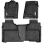 YITAMOTOR Floor Mats Compatible with 2014-2018 Chevy Silverado/GMC Sierra 1500 Crew Cab, 2015-2019 Silverado/Sierra 2500 HD/3500 HD Crew Cab, All-Weather 1st & 2nd Row, Black - style: 2014-2018 & 2015-2019 Crew Cab Bucket Seat NEW