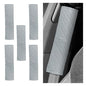 5PCS Car Seat Belt Pads Cover - Soft Comfort Seatbelt Covers Protect Your Neck and Shoulders - Auto Seat Belt Shoulder Strap Cover Protector Pads - Shoulder Cushion Harness Pad for Car/Bag (Grey) - color: Grey
