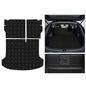 Cargo Mat for 2020-2024 2025 Kia Seltos in Upper Position(Fits Without Subwoofer) Full Coverage All Weather Protector ， with Backrest Mat Trunk Mat Cargo Liner forKia Seltos Black Version Accessories
