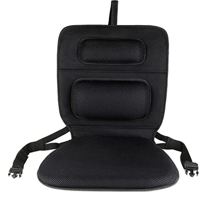 FOMI Gel Wheelchair and Low Back Chairs Seat and Back Cushion | Orthopedic Seat Pad, Firm Back Support and Lumbar Pillow for Wheelchairs, Car, Truck, Gaming | Pressure Sore, Coccyx Pain Relief