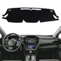 Dashboard Cover Mat for Subaru 2024 2025 2026 Crosstrek Accessories Black Flannel Material Anti-Slip Dash Cover Mat Sunshade Glare UV Rays Protector - size: for Subaru 2024-2026 Crosstrek