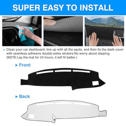 Autorder Dashboard Cover Mat for 1990-1995 Toyota 4Runner Pickup Truck Accessories Dash Cover Upgrade Velvet Dash Mat Sunshade Glare UV Rays Protector - size: 1990-1995 Toyota 4Runner