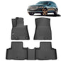 FREEMOTOR802 All Weather Floor Mats Compatible with 2021-2026 Genesis GV80 5/7 Seats | 3D Molded TPE Car Carpets Liner 1st 2nd Row Front Rear Protection Pad 3PC Set Protector - size: For Genesis GV80 5/7 Seats 2021-2026