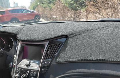 Dash Cover Mat Custom Fit for Hyundai Sonata 2011 2012 2013 2014 with Cutout for Speakers, Dashboard Cover Pad Protector (11-14 Charcoal Gray) F81 - color: 11-14 Charcoal Gray