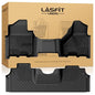 LASFIT Floor Mats 2019-2025 2026 for Ram 2500/3500 Mega Cab Bench Seat, Not for Bucket Seat or Model with PTO KIT or 4X4 Shifter, All Weather TPE Custom Fit Car Mats Floor Liners 1st & 2nd Row, Black - style: 3) 2500/3500 | 2019-2024 | Mega Cab Bench Seat