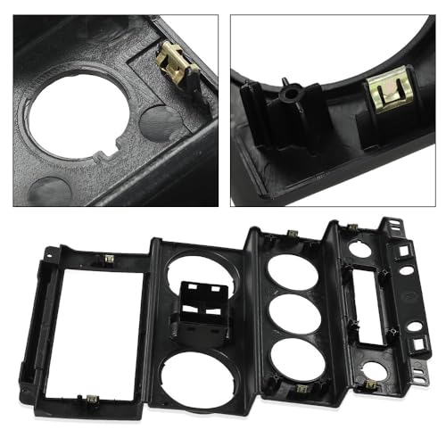 G-PLUS Dash Board Instrument Panel Dash Center Bezel Trim Compatible with Jeep Wrangler 2007 2008 2009 2010 - size: 2007-2010 Jeep Wrangler | Black