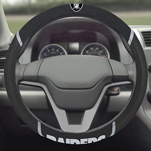 FANMATS NFL Unisex-Adult Embroidered Steering Wheel Cover - size: 15" x 15"