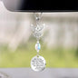 Angel Car Charms Rear View Mirror Accessories Christian Car Jewelry,Guardian Angel Hanging Ornament,Bible Religious Gifts,Rear View Mirror Accessories for Women Teen Girls Friends(Joshua 1:9)