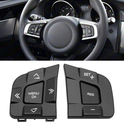 TTCR-II Compatible Land Rover Discovery Sport Steering Wheel Button 2015-2019, Both Left and Right Side Steering Wheel Switch Button Replacement for Discovery Sport 2015-2019 (LR095537, LR095540) - size: Left + Right Side