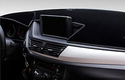 Custom Fit Dashboard Black Center Console Cover Dash Mat Protector Sunshield Cover Compatible with Kia Seltos 2021 2022 2023 2024 2025