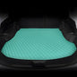 Custom Making Trunk Mats Cargo Mats Fit for 99.9% Sedan SUV All Weather Protection Leather Liners Trunk Mat Cargo Liners (Light Blue) - color: light blue