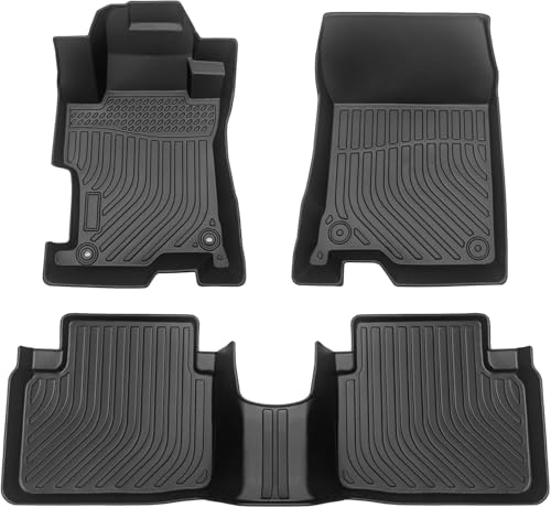 All Weather Rubber Car Floor Mats Compatible with 2008-2012 Honda Accord,TPE Rubber Full Set Includes 1st 2nd Row Front Maximum (for 08-12 Honda Accord) - color: for 08-12 Honda Accord