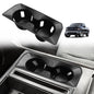 Muslogy Center Console Cup Holder Inserts Compatible with 2021-2025 2026 Ford F150 F-150 Accessories Middle Console Drink Holder Liner TPE Organizer Non-Slip Drink Stopper(Bucket Seat Only) - size: 2021-2025 F150 Bucket Seat Only