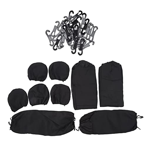Breathable and Soft Cloth Car Seat Covers Full Set Universal Fit Seat Cover for Comfortable Driving