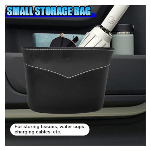 Mini Car Trash Can - Leak-Proof Hanging Car Garbage Can Auto Trash Bag Organizer - Small Garbage Bin Container Vehicle Door Front Back Seat Storage Accessories for Cars Home Office (Clip-on) - size: Clip-on