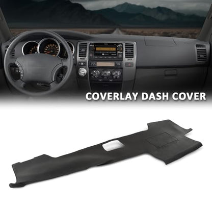 G-PLUS TPE Dash Cover Bezel Compatible with Toyota 4Runner 2003 2004 2005 2006 2007 2008 2009 11308SBLK Dashboard - size: 2003-2009 Toyota 4Runner | Black