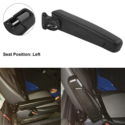 Car Seat Armrest Left Side, Seat Handle Universal, Car Arm Rest Adjustable, Pivoting Adjustable 0‑120° Armrest Covers Replacement for Iveco, Left