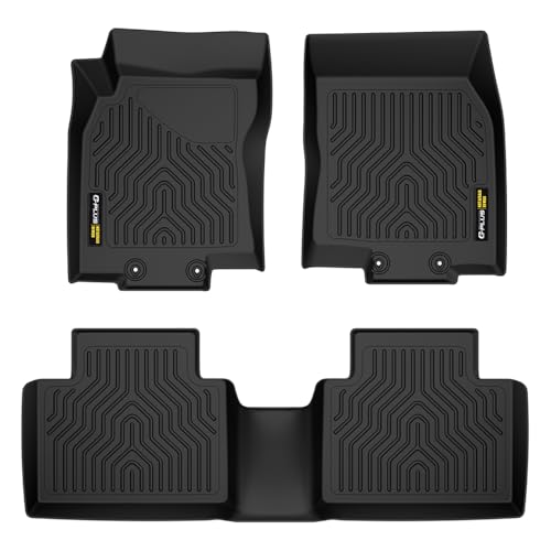 G-PLUS Floor Mats Cargo Liners, Compatible with Nissan Rogue 2014-2020 (No Rogue Sport or Select Models), 1st & 2nd Row, All Weather Full Cover Protection, Black - size: Fit Rogue 2014-2020 | Black 3PCS