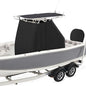 1200D Waterproof T-Top Boat Center Console Cover with Motor Cover, Heavy Duty Marine Grade Polyester Fabric, Fit T-Top Center Console 70" L 48" W 72" H, Black - color: Black, size: 70"L x 48"W x 72"H