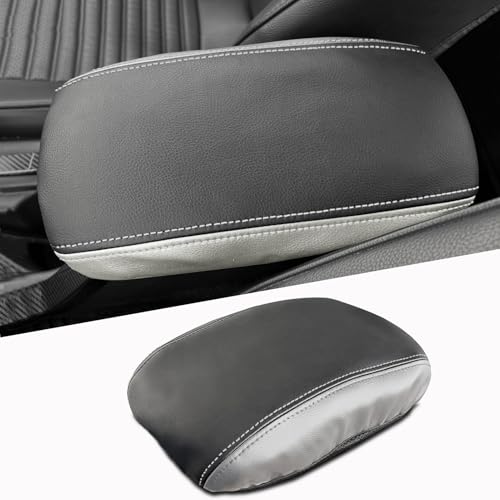 Center Console Cover for Toyota Corolla 2020-2026 - Premium Armrest Lid Protector Easy Installation & No Tools Required for Toyota Corolla 2020 2021 2022 2023 2024 2025 2026 (Gray & Gray Stitches) - size: 1) 20-26 |Corolla| Gray Stitching,Thin Size