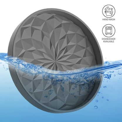 Car Coasters for Cup Holders [4 Pack] - 2.75In Silicone Auto Mug Mats - Universal Non-Slip Recessed Car Interior AccessoriesDeep Grey - color: 4pack-dark Grey