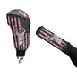 Deer Car Handbrake Cover American Flag Gear Shift Knob Cover Pink Camo Hunting Universal Automobile Accessories Set for Men Women - color: Deer American Flag Pink Camo