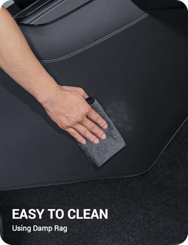 BASENOR 2026 2025 Tesla Model Y Juniper Center Console Side Anti-Kick Mats, Waterproof & Dust Resistant Protector Cover Front Seat for Tesla Model Y Accessories 2PCS (Premium & Performance 2026/2025)