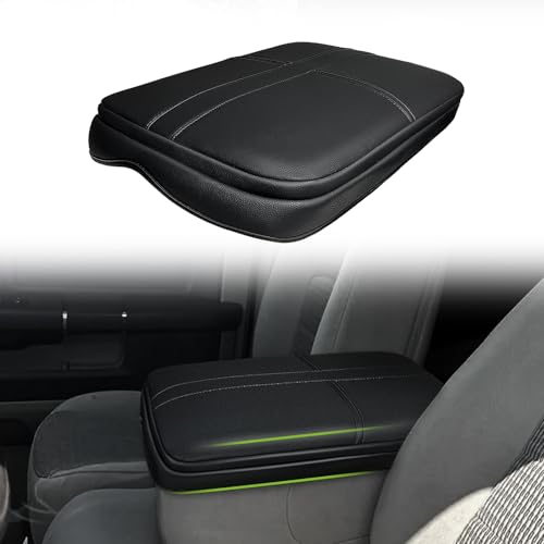Center Console Armrest Cover Fit for Dodge Ram1500/2500/3500 2002-2012 Accessories, Comfort Armrest Pad Console Lid Cushion Vegan Leather 1-Inch Extra Thick(Jump Seat ONLY) - size: 3) 02-12 |Ram1500/2500/3500| Jump Seat, +Thick