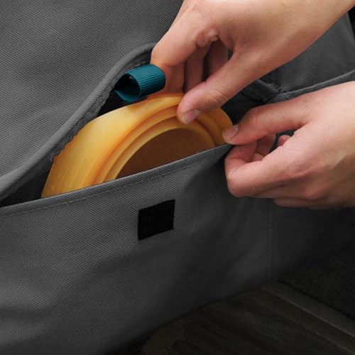 Kurgo Wander Bench Seat Cover, Dog Car Seat Protector, Waterproof & Stain-Resistant, Secure Fit, Charcoal Grey