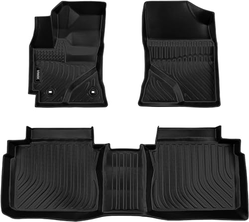VIWIK Floor Mats for Toyota Corolla 2014-2019 with Automatic Transmission, TPE Rubber Car Mats All Weather Custom Floor Liners for Corolla 2014-2019, Front & Rear Automotive Floor Mats Black - style: Fit for 2014-2019 Toyota Corolla