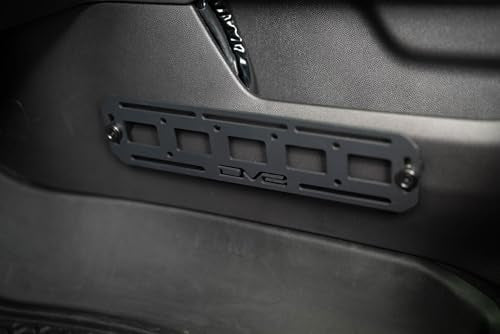 DV8 Offroad Universal Molle Panels | Can Be Mounted Almost Anywhere Including Vehicles, Garages, etc. | Available in 6 Sizes | Universal Mounting for Tools, Recovery Gear, & More (11" x 3") - size: 11" x 3"