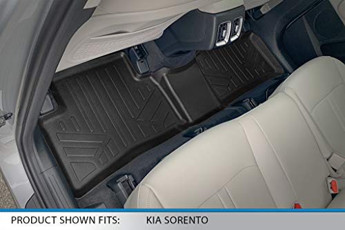 SMARTLINER Custom Fit 3 Row Floor Mats & Cargo Liner Behind 3rd Row Set for 2021-2025 Kia Sorento