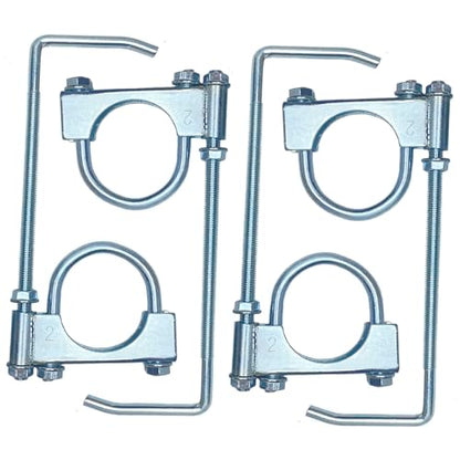 Exhaust Clamp With Hanger 2 Inch, Universal Exhaust Hangers Muffler Hanger for 2" Exhaust Pipes(4 Pcs) - size: 2 Inch-4 PACK