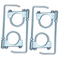 Exhaust Clamp With Hanger 2 Inch, Universal Exhaust Hangers Muffler Hanger for 2" Exhaust Pipes(4 Pcs) - size: 2 Inch-4 PACK