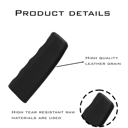 1 Pcs Car Handbrake Cover, Car Silicone Handle Sleeve, Brake Grip Sleeve Protector, Car Handbrake Protector, Suitable For Most Vehicle - color: Black