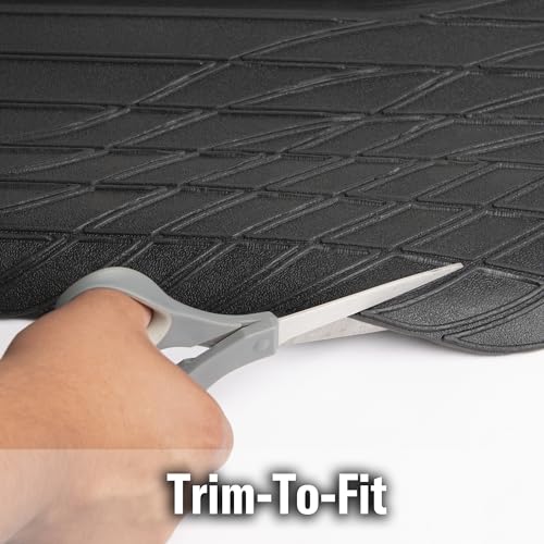 Armor All Heavy-Duty Cargo Mat, Universal Fit Mat for Cars, Trucks, SUVs — Black - color: Black, style: Cargo Mat