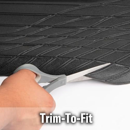Armor All Heavy-Duty Cargo Mat, Universal Fit Mat for Cars, Trucks, SUVs — Black - color: Black, style: Cargo Mat