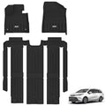 3W Floor Mats for Toyota Sienna 2021-2026 (Only for 7 Seat & Not Fit 25-26 Platinum Edition), TPE All Weather Custom Fit Floor Liner for Sienna XLE/XSE/Limited/Woodland Edition 1st, 2nd and 3rd Row - style: 1. Sienna 7 S|21-26|Floor Mats