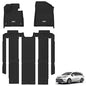 3W Floor Mats for Toyota Sienna 2021-2026 (Only for 7 Seat & Not Fit 25-26 Platinum Edition), TPE All Weather Custom Fit Floor Liner for Sienna XLE/XSE/Limited/Woodland Edition 1st, 2nd and 3rd Row - style: 1. Sienna 7 S|21-26|Floor Mats