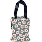 Groovy Flowers Car Garbage Bag,Daisy Waterproof Small Car Trash Bag Hanging Back of Seat,Drawstring Hanging Car Trash Bag with Adjustable Buckle for Car Accessories - color: Groovy Flowers