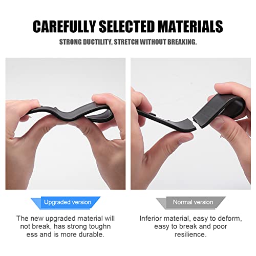 Car Back Seat Headrest Hooks, 4 Pack Carbon Fiber Stylish Back Seat Hanger for Car Handbag Clothes Coats Grocery Bags, Car Interior Accessories (Carbon Fibre/Black) - color: Carbon Fibre/Black