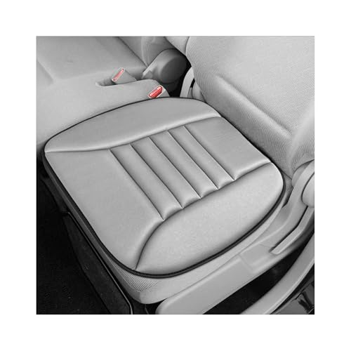 Car Seat Cushion, 1.2" Thick Comfort Memory Foam Auto Seat Pad with Non Slip Bottom, Breathable Driver Seats Pillow Pressure Relief Chair Cushion for Vehicle Office Home (Gray)