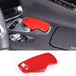 Daeiclru Car Gear Shift Knob Head Cover Compatible with Corvette C8 Z06 Z51 2020-2023, ABS Drive Mode Switch Knob Cover, C8 Accessories (Red)