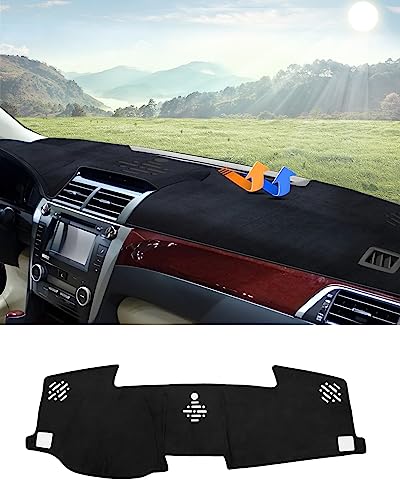 Autorder Dashboard Cover Mat for 2012-2017 Toyota Camry Accessories Dash Cover Flannel Dash Mat Sunshade Glare UV Rays Protector - size: 2012-2017 Toyota Camry