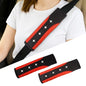 Hovom 2PCS Bling Car Seat Belt Cover Pad, Leather Seatbelt Covers for Cars, Soft Safety Seatbelt Shoulder Strap Covers, Rhinestone Auto Seat Belt Protector Cushion for Women Girls (Red) - color: Red