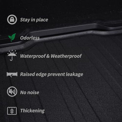 Large Cargo Liners Custom Fit 2024 2025 for Mazda CX90 CX 90 TPE All Weather Trunk Mat Accessories, Waterproof Rear Cargo Mat Easy to Clean for 2024 Mazda CX-90-Black - size: 2024 2025|For Mazda CX90|Cargo Mats