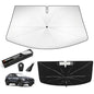 Windshield Sun Shade Umbrella Compatible with Mazda CX-30 2020-2026, Foldable Car Sunshade with 360° Bendable Handle & Rearview Mirror Cutout for Dashboard Protection, Upgraded HUPF - size: For Mazda CX-30 2020-2025