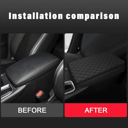 AOMSAZTO Console Pad for Nissan Sentra Armrest Pad for Nissan Sentra Black - size: 2020-2025 Nissan Sentra