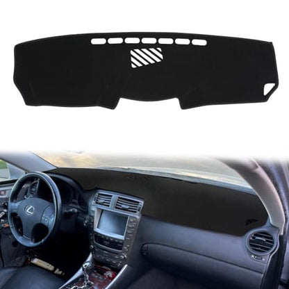 Dashboard Cover Dash Cover Mat Pad Custom Fit for Lexus IS250 IS350 2006 2007 2008 2009 2010 2011 2012 2013(Black) - color: 2006-2013 IS250 IS350 Black